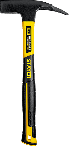 Фото 2 товара STAYER 600 г, Молоток кровельщика с фиберглассовой рукояткой Hercules 20201_z01 Professional