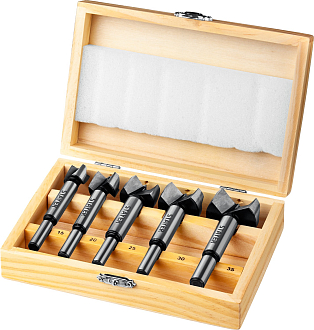 Набор сверл форстнера по дереву STAYER 5 шт., 15-20-25-30-35 мм, ДСП "Maxcut" 29985-H5_z01 Master - фото 1