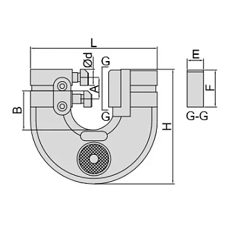 Калибр-скоба 6 - 13мм, INSIZE - фото 2