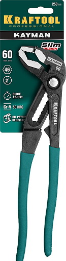Фото 7 товара Клещи переставные с фиксатором Kayman 22353-25 KRAFTOOL 250 мм