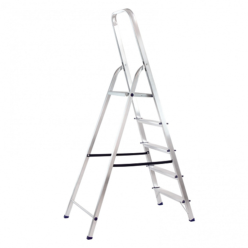 Фото 1 товара Стремянка, 5 ступеней, алюминиевая, Россия, Сибртех