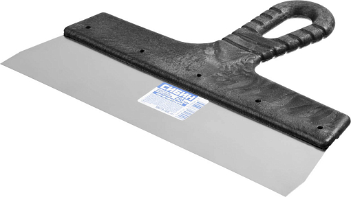 Фото 1 товара Шпатель фасадный СИБИН 250 мм, нержавеющая полотно, пластмассовая рукоятка, 10079-250_z01