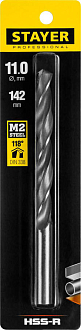 Сверло спиральное по металлу STAYER 11 х 142 мм, 29602-11 Professional - фото 2