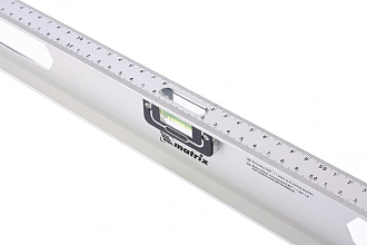 Уровень алюминиевый "Рельс", 800 мм, 3 глазка (1 поворотный) Matrix - фото 3