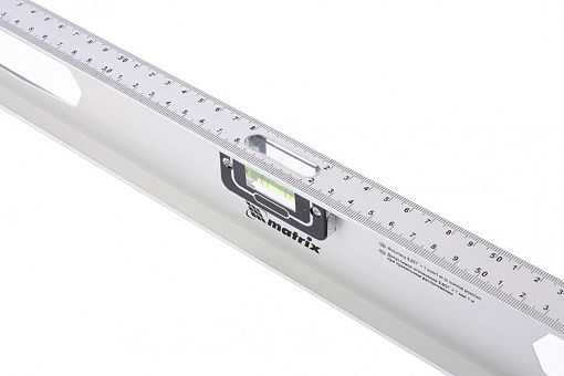 Фото 2 товара Уровень алюминиевый "Рельс", 800 мм, 3 глазка (1 поворотный) Matrix