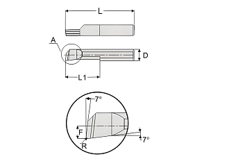 MTR 6 R0.2 L15 минирезец Qtool - фото 2