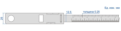 Фото 1 товара Рулетка для измерения окружности, INSIZE