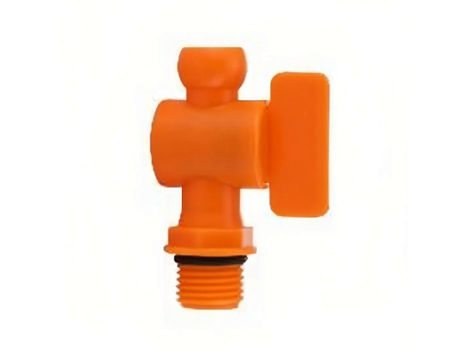 Фото 0 товара Клапан NPT с внешней резьбой СОЖ 1/4" - 1/4 с вентилем Qtool