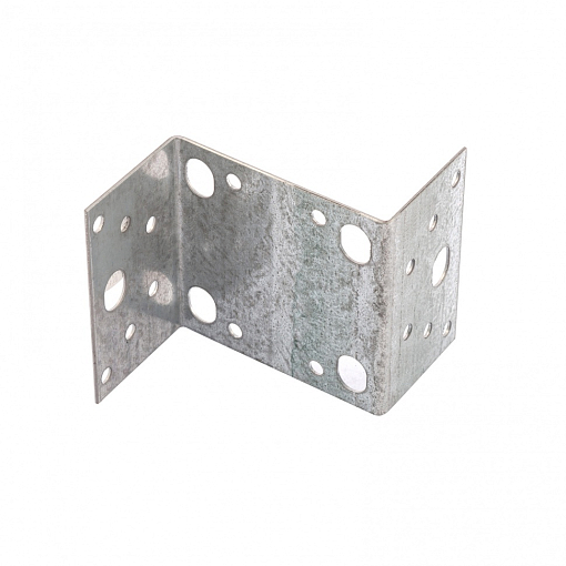 Фото 1 товара Крепежный уголок Z-образный, KUZ 55 х 105 х 90 мм, цинк Россия Сибртех