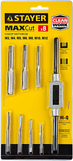 Набор метчиков MaxCut STAYER 8 предметов, легированная сталь, 28016-H8_z01 Master - фото 2