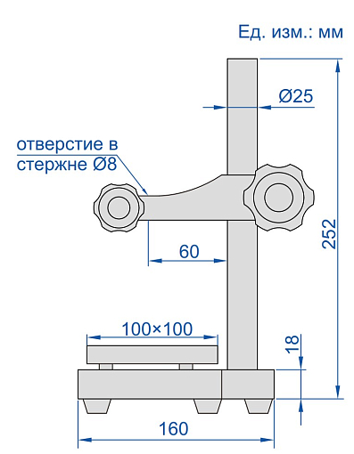 Фото 1 товара Стойка измерительная стальная, INSIZE