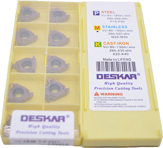 16IRM 3.0 ISO LF6018 резьбовая пластина Deskar - фото 3