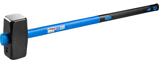 Фото 3 товара Кувалда СИБИН 8 кг, с фиберглассовой рукояткой, обратный всад, 20134-8