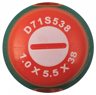 Отвертка стержневая шлицевая ANTI-SLIP GRIP, SL5.5х38 мм, Jonnesway - фото 2
