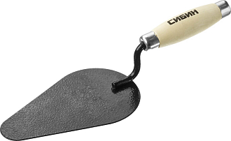 Кельма печника СИБИН 170х105 мм, деревянная ручка, 0820-4_z01 - фото 1