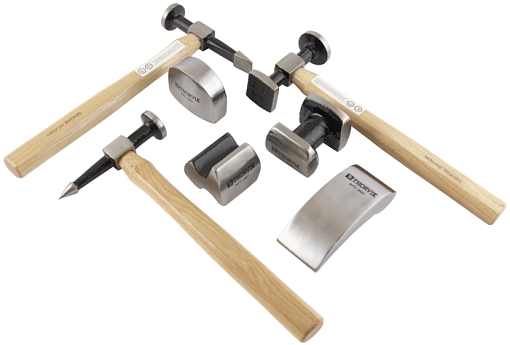 Фото 0 товара Набор правок и молотков для кузовных работ, 7 предметов, THORVIK