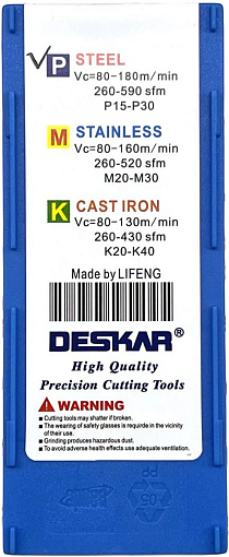 Фото 4 товара CCMT09T308 LF9018 токарная пластина Deskar