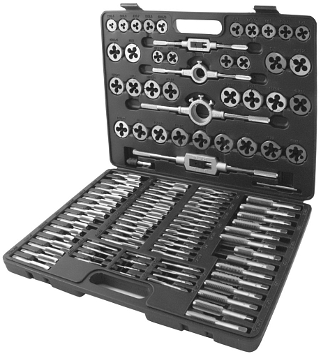 Фото 2 товара Набор метчиков и плашек, 110 предметов, THORVIK