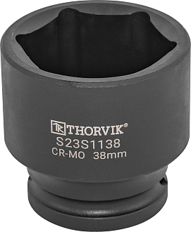 Головка торцевая ударная 1/2"DR, 38 мм, THORVIK - фото 1