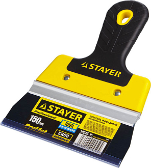 Шпатель фасадный STAYER фасадный, 150 мм, анодированный, двухкомпонентная рукоятка, 10045-15 - фото 3