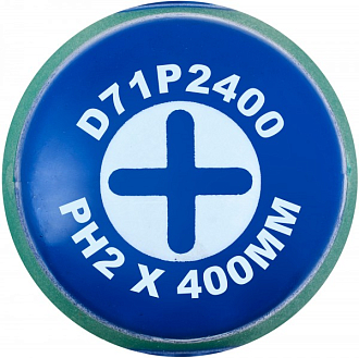 Отвертка стержневая крестовая ANTI-SLIP GRIP, PH2x400 мм, Jonnesway - фото 2