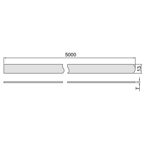 Фото 1 товара Щуп ленточный 0.85мм (погрешность 0.019мм), INSIZE