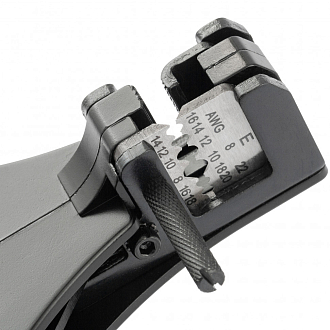 Щипцы для зачистки электропроводов 0,5 - 8,0 мм/кв (8-22AWG), лезвие SK5 Gross - фото 3