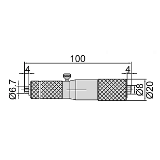 Нутромер НМ -1300 (100-1300мм деление 0.01мм) трубчатый, INSIZE - фото 2