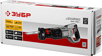 Пила сабельная (электроножовка) ЗУБР 1100 Вт, 800-2700 ход/мин, ЗПС-1100 Э Мастер - фото 8