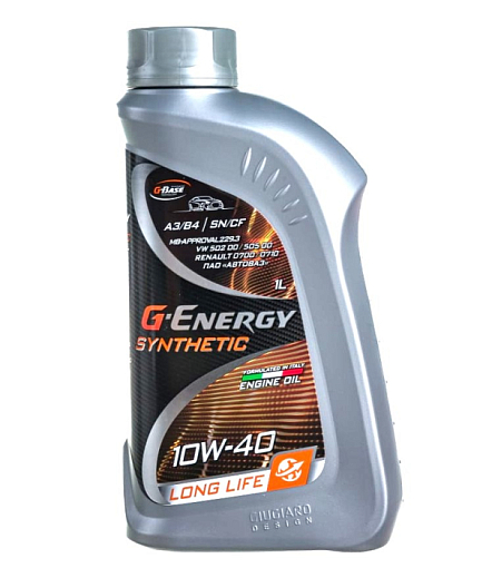 Фото 0 товара Моторное масло G-Energy Synthetic Long Life 10W-40, 1л
