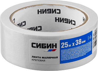 Лента малярная СИБИН 38 мм, 25 м, 12111-38_z01 - фото 2