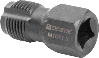 Метчик для восстановления резьбы отверстия кислородного датчика M18x1.5, THORVIK - фото 3