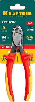 Кабелерез диэлектрический KS-16V 23333-16V KRAFTOOL 160 мм, до 9 мм - фото 5