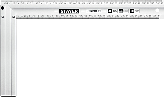 Угольник STAYER HERCULES 3432-35 Professional 350 х 2 мм, с усиленным алюминиевым полотном, жесткий столярный - фото 1