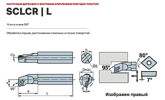 S10K-SCLCR06 державка для внутреннего точения Qtool - фото 2
