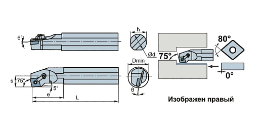 Фото 1 товара MCKNL3232P19 державка для наружного точения Deskar