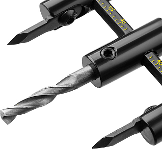 Сверло регулируемое STAYER "Балеринка" 2944-200 40-200 мм, двурезцовое, по дереву - фото 4