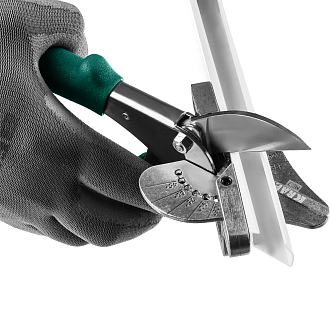 Ножницы угловые MC-7 23372 KRAFTOOL 220 мм, для пластмассовых и резиновых профилей - фото 8