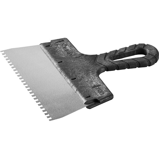 Фото 0 товара Шпатель зубчатый нержавеющий серия «МАСТЕР» Зубр 10078-20-04