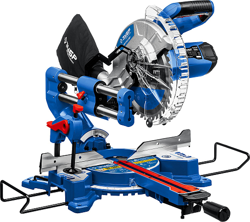 Фото 0 товара Пила торцовочная с протяжкой ППТ-255-П Профессионал ЗУБР 2000 Вт, 255х30 мм