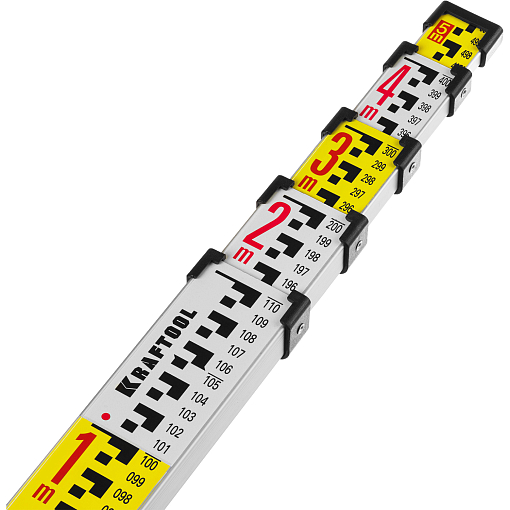 Фото 5 товара Рейка геодезическая KRAFTOOL GR 5 34730 500 см