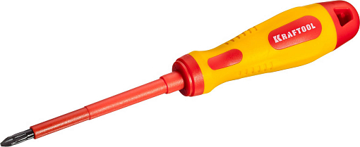 Фото 0 товара Отвертка PH2х100 мм, высоковольтная, Kraftool