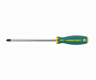 Отвертка стержневая POZIDRIV® ANTI-SLIP GRIP, PZ4x200, Jonnesway - фото 1