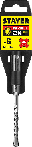 Фото 3 товара Бур SDS-plus STAYER 6 x 110 мм, 2930-110-06_z02