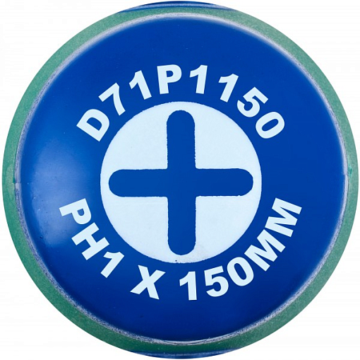 Фото 1 товара Отвертка стержневая крестовая ANTI-SLIP GRIP, PH1x150 мм, Jonnesway