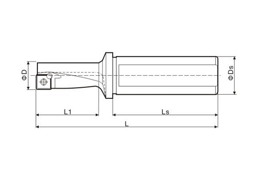 Фото 1 товара TCAP 16R-3D-C20 корпусное сверло многофункциональное Weila Deskar