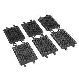 Антибукс, 6 траков, черный, сумка с ручкой, Россия - фото 1