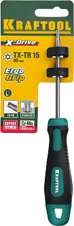Отвертка TX HOLE 15х80 мм, слесарная, Kraftool - фото 4