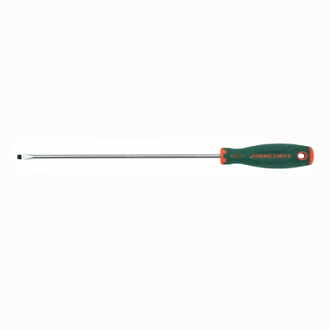 Отвертка стержневая шлицевая ANTI-SLIP GRIP, SL5.5х300 мм, Jonnesway - фото 1