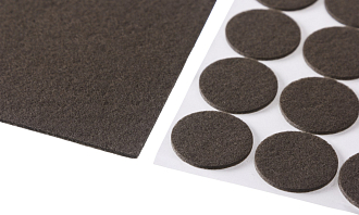 Набор: накладки самоклеящиеся на мебельные ножки STAYER 40916-H175 175 шт., коричневый - фото 2